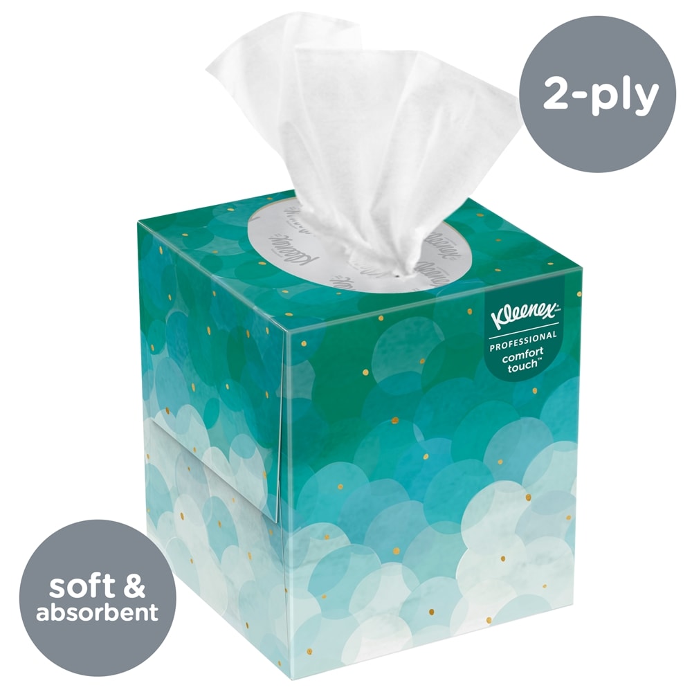 GuestSupply CA | Kleenex® Boutique 2-Ply Facial Tissue 90 Sheets